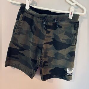 Camo Abercrombie & Fitch Boys Fleece Shorts